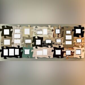 P. Graham Dunn Puzzle Piece Frames - 19 total